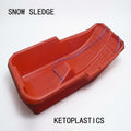 Plastic Snow Sledge Sleigh 86 x 40 cm Red S2R