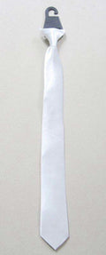 Wickedfun White Clip on Neck Tie