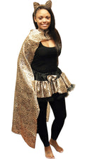 Wickedfun Leopard Print Cape