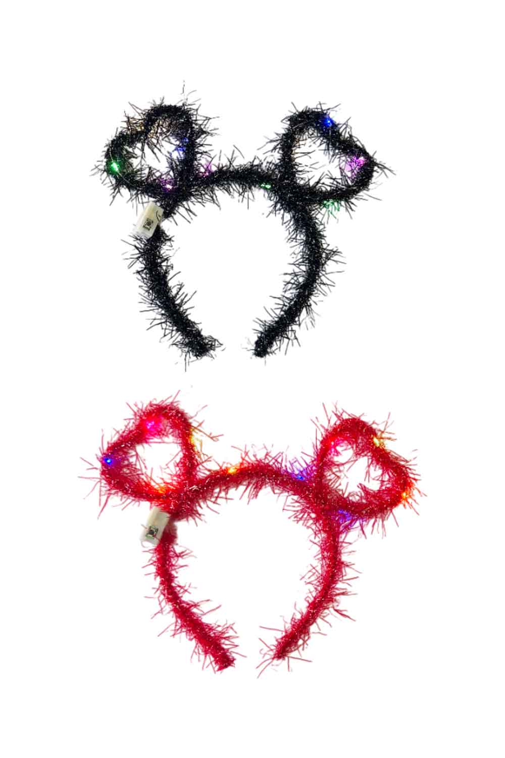 Wickedfun 12pc Assorted Heart Light Up Headbands