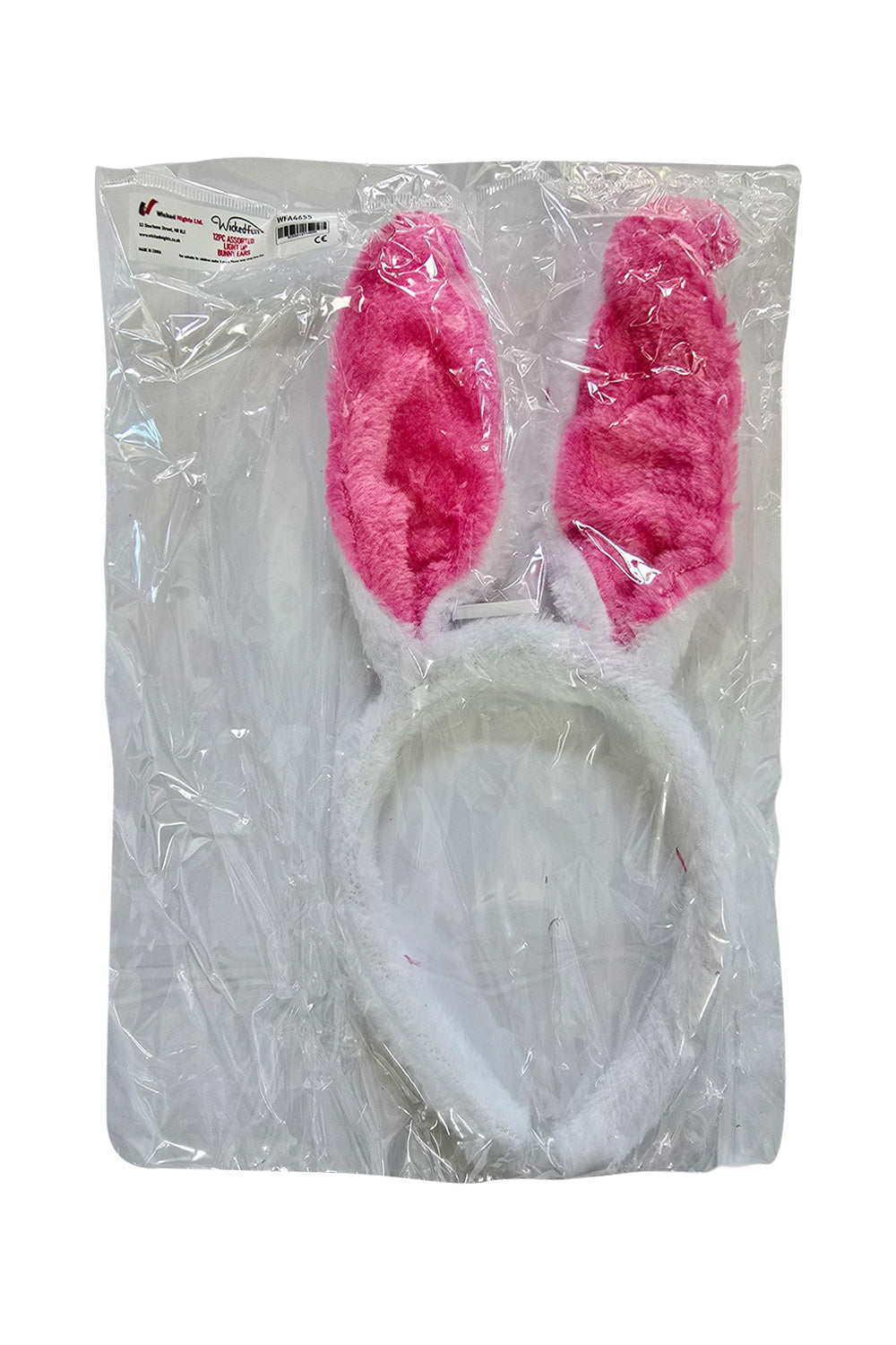 Wickedfun 12pc Assorted Light Up Bunny Ears
