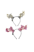 Wickedfun Assorted Light Up Flower Antler Headband