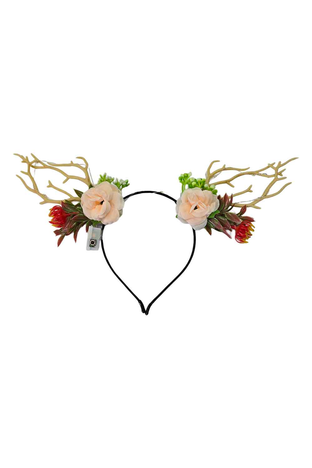 Wickedfun Light up Rose Antler Headband