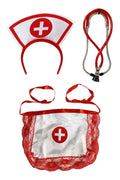 Wickedfun 3 pcs Nurse Set Costume Accessories