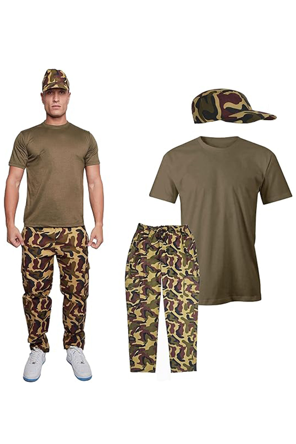 Wickedfun Adult 3pc Army Set