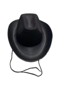 Wickedfun Adult Black Cowboy Hat