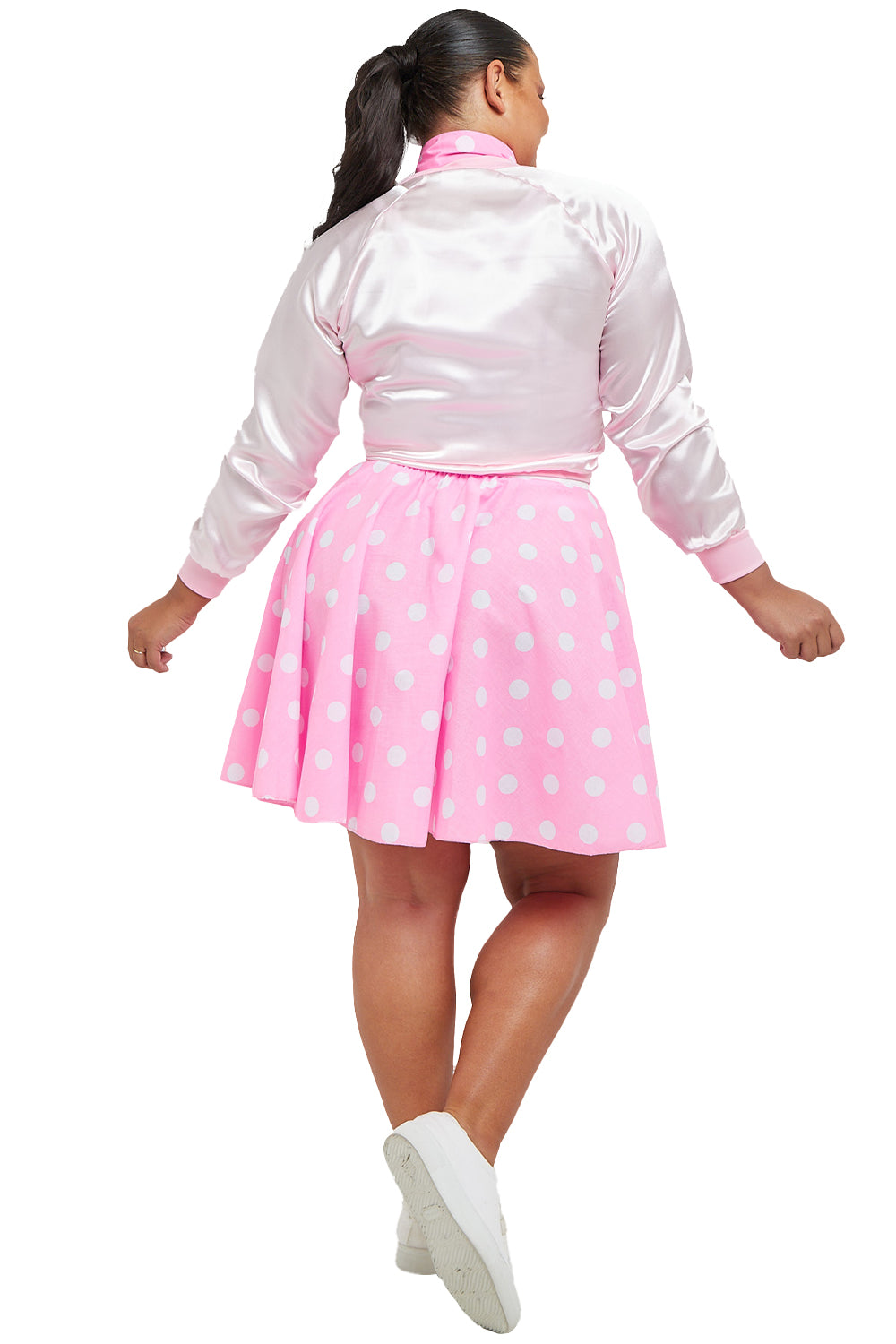Wickedfun Adult 50s Pink Satin Jacket