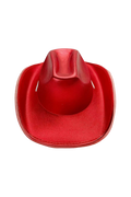 Wickedfun Adult Red Cowboy Hat