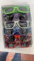 WickedFun Assorted Colours Frame Dark Lens Sunglasses
