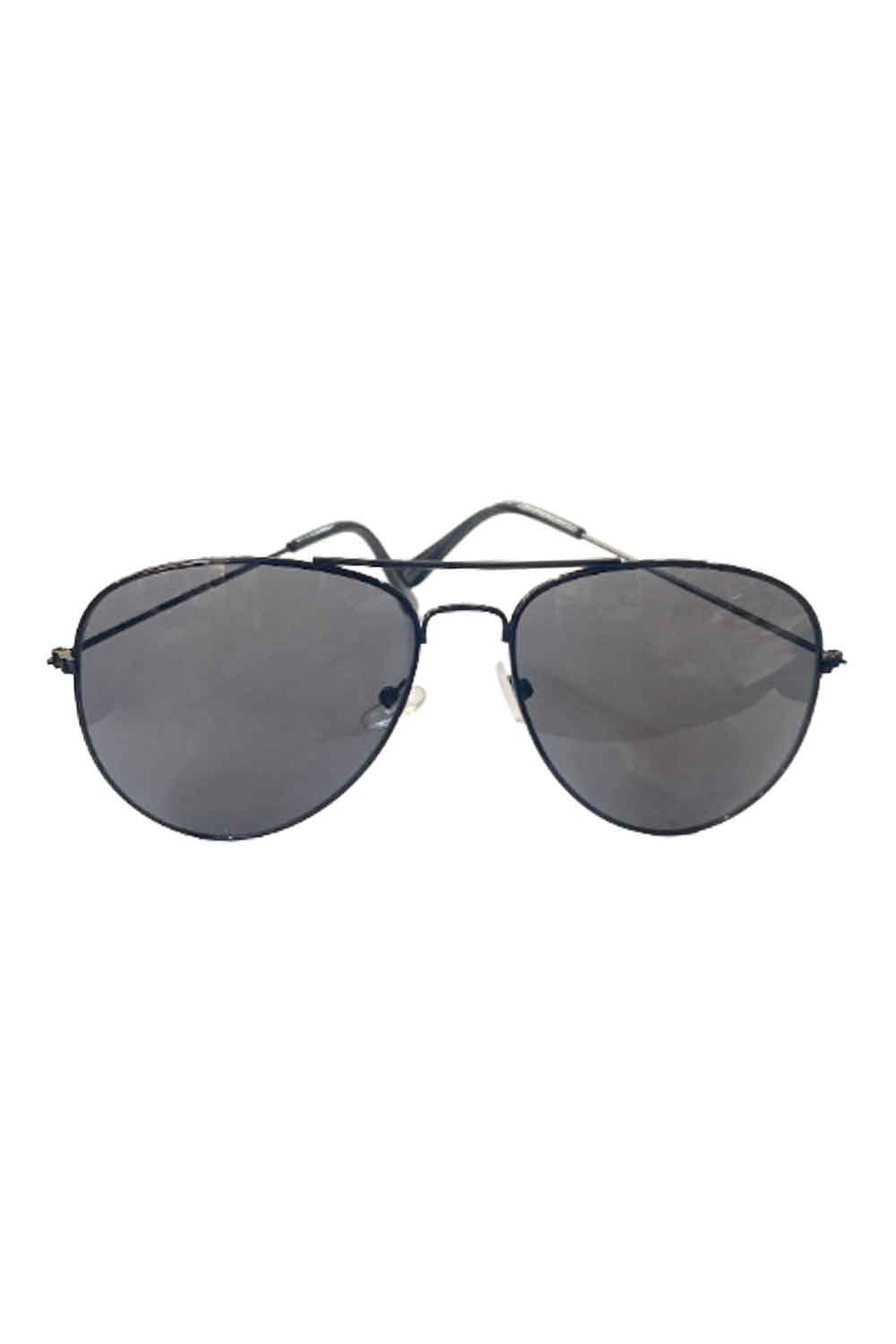 Wickedfun Aviator Glasses Black Frame Dark Lens
