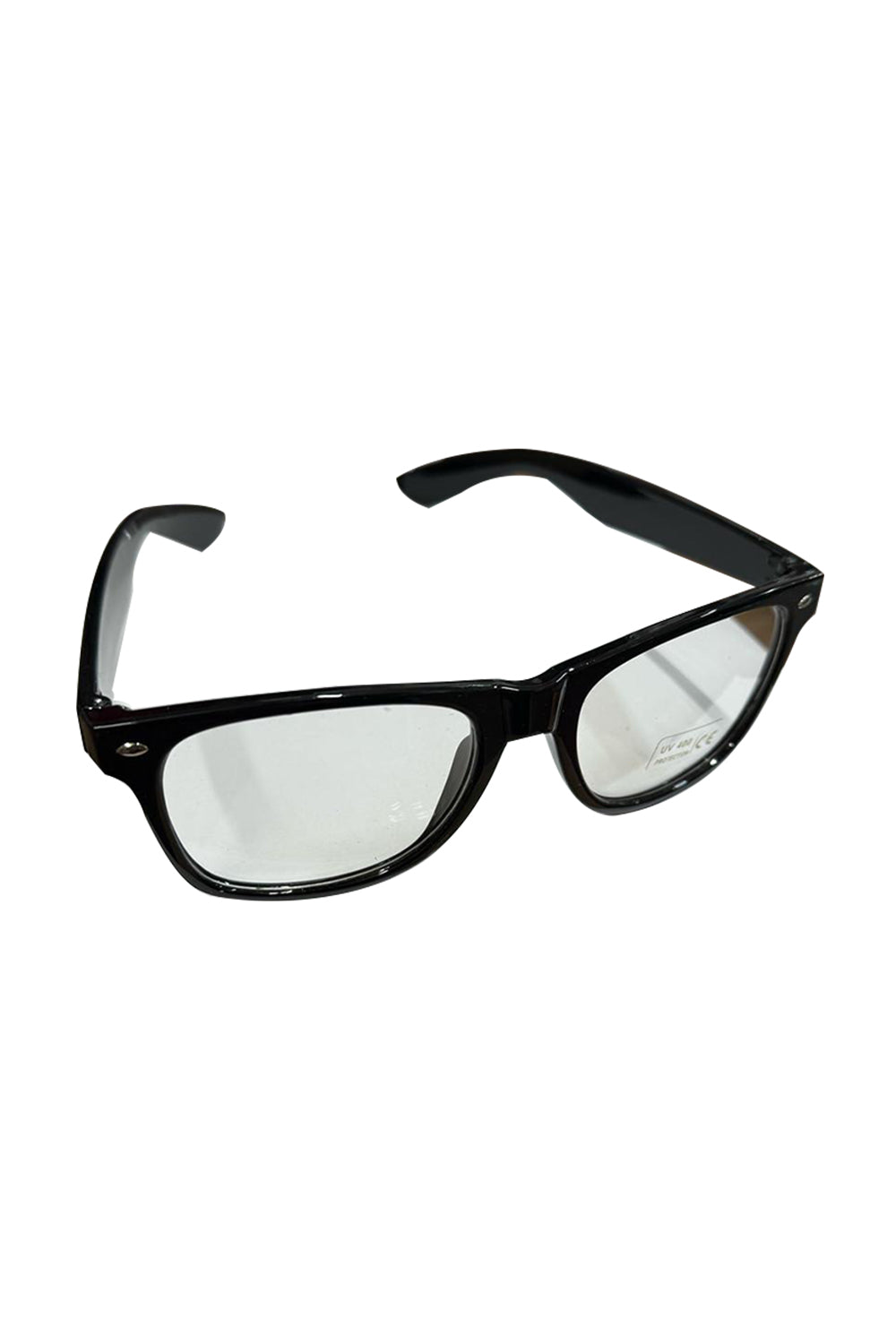 Wickedfun Austin Glasses Black Frame with Clear Lens