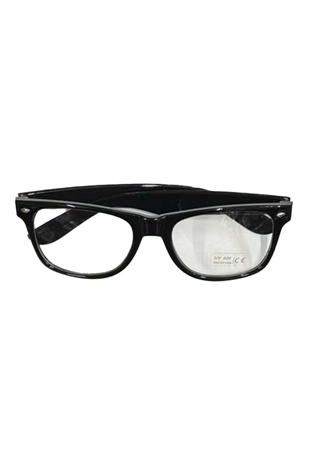 Wickedfun Austin Glasses Black Frame with Clear Lens