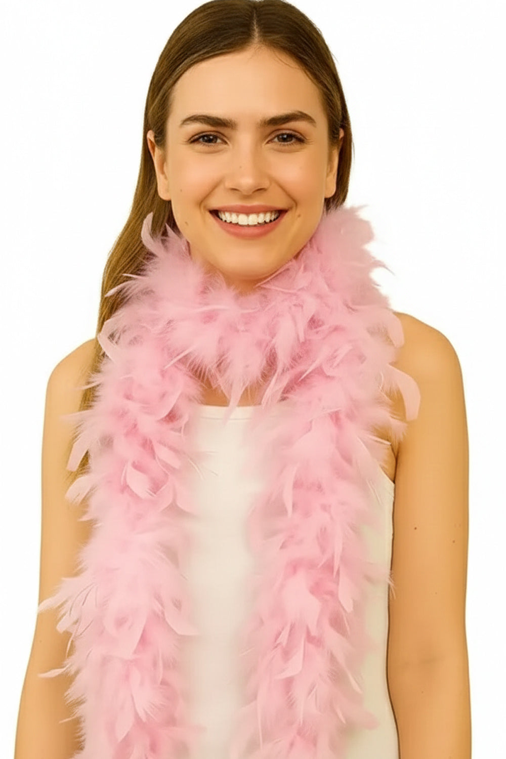 Wickedfun Baby Pink Feather Boa 150cm