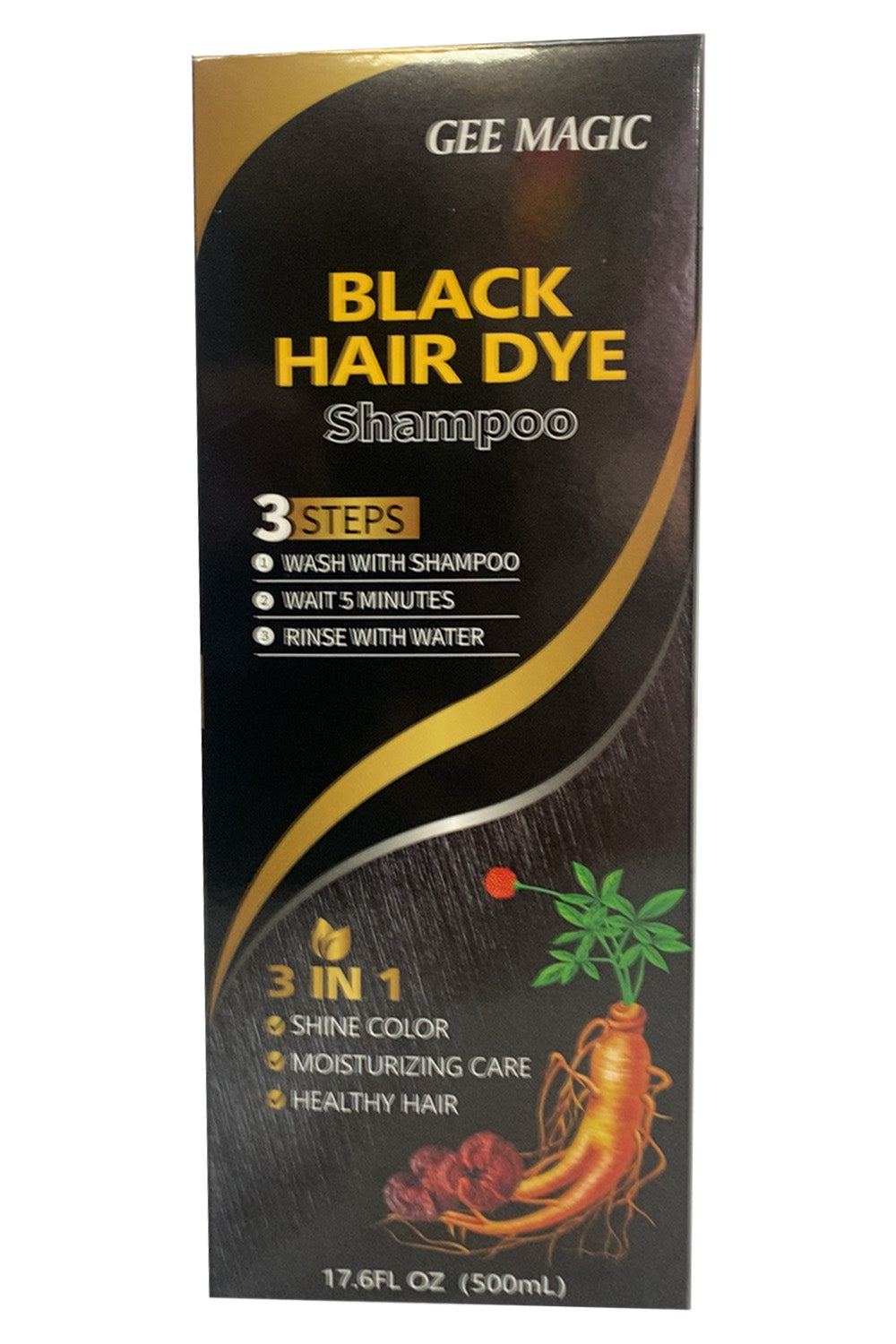 Wickedfun Black Hair Dye Shampoo