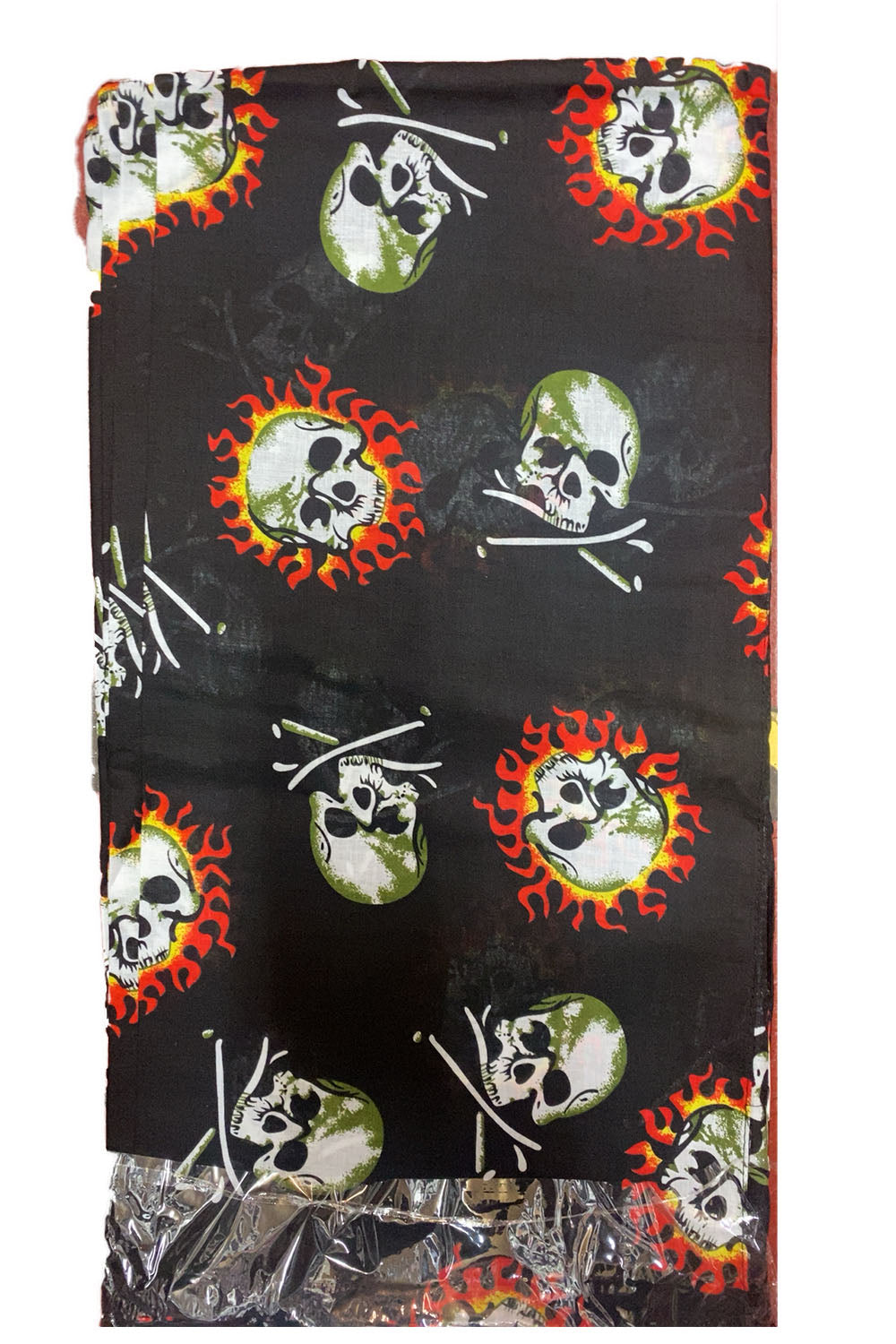 Wickedfun Flame Skull Crossbone Bandana