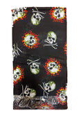 Wickedfun Flame Skull Crossbone Bandana