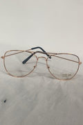 Wickedfun Gold Frame With Clear Lens Glasses