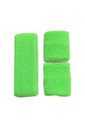 Wickedfun Green Towelling Headband/Wristband Set