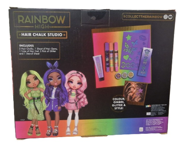 Wickedfun Hair Chalk Studio Non-toxic, and Easy Washable Colours