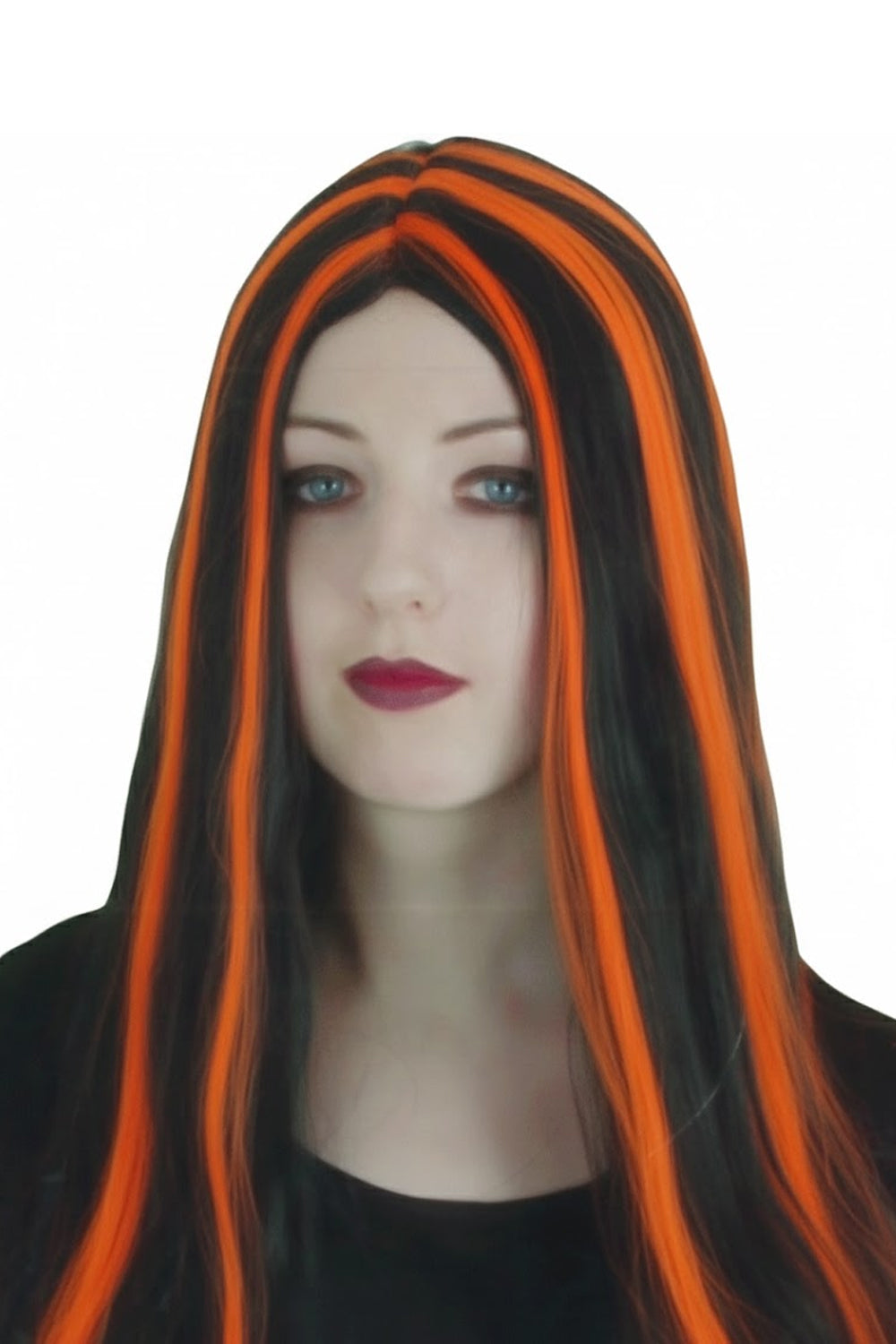 Wickedfun Halloween Witch Wig Orange