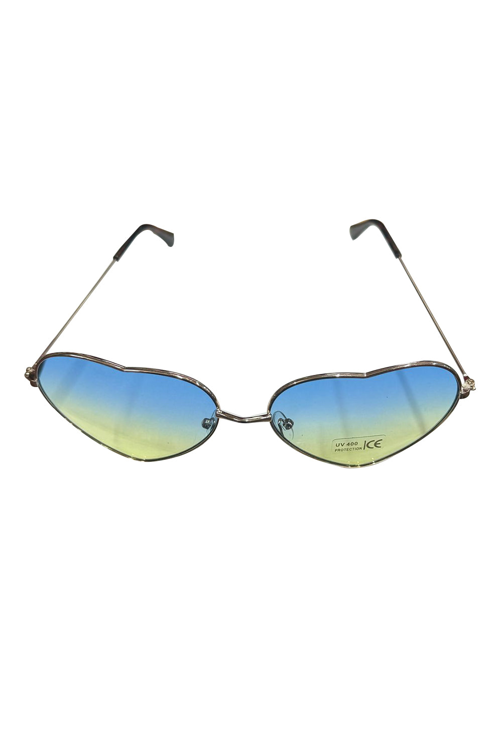 Wickedfun Heart Lens Glasses Blue Ombre