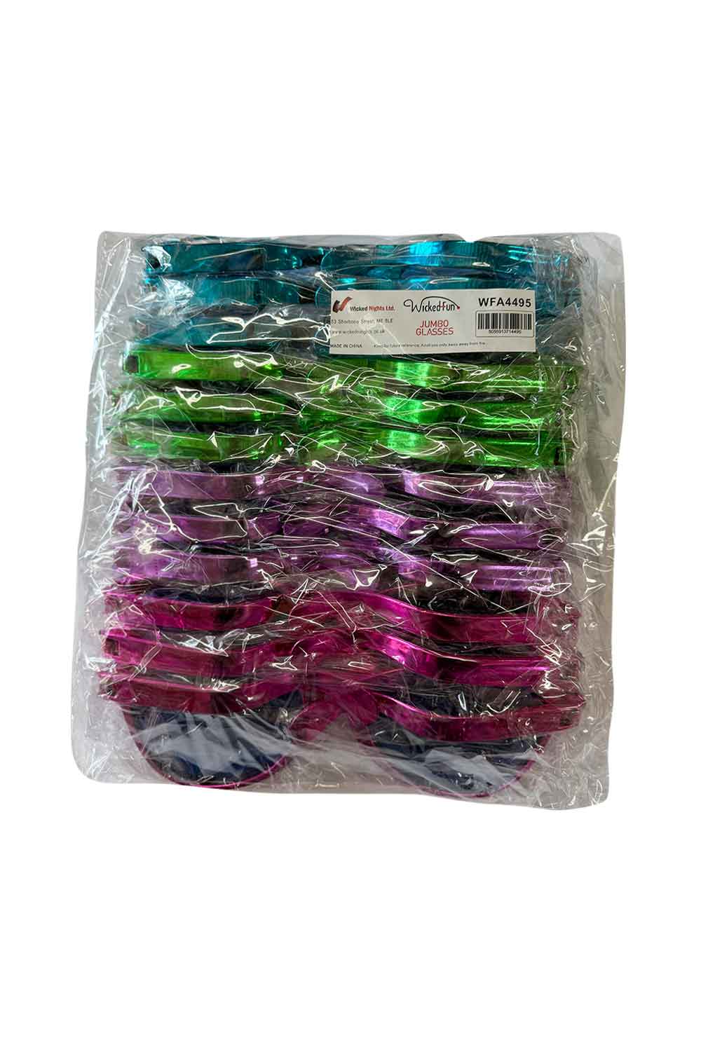 Wickedfun Jumbo Glasses (4 colours)