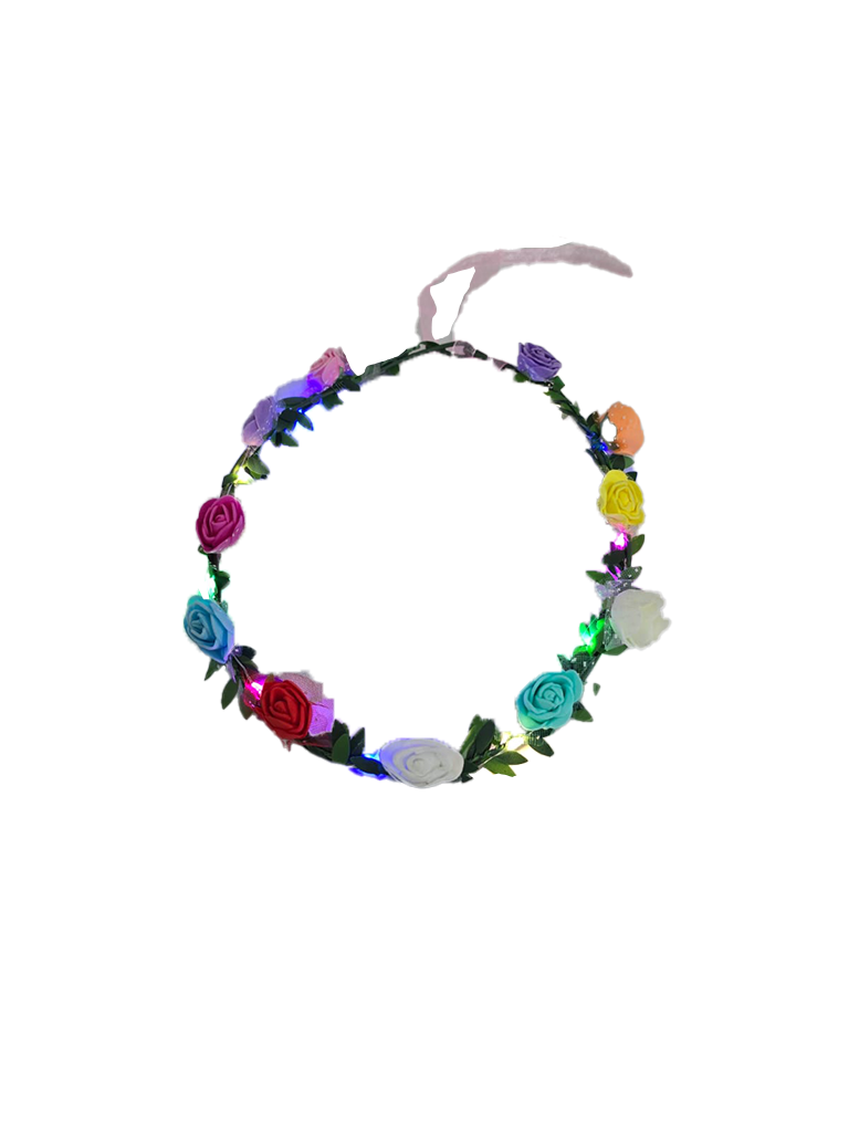 Wickedfun Light Up Flower Head Band