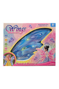 Wickedfun RechargeAble Light Up Moving Butterfly Fairy Wings With Music Blue (Style 2)
