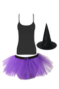 Wickedfun Purple Witch Tutu 3 Pcs Set