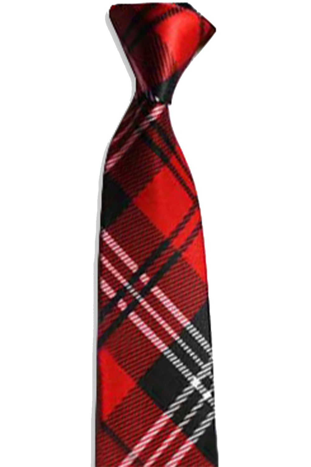 Wickedfun Red Tartan Tie 6cm