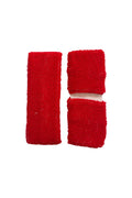Wickedfun Red Towelling Headband/Wristband Set