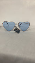 Wickedfun Rose Gold Frame With Blue Lens Glasses
