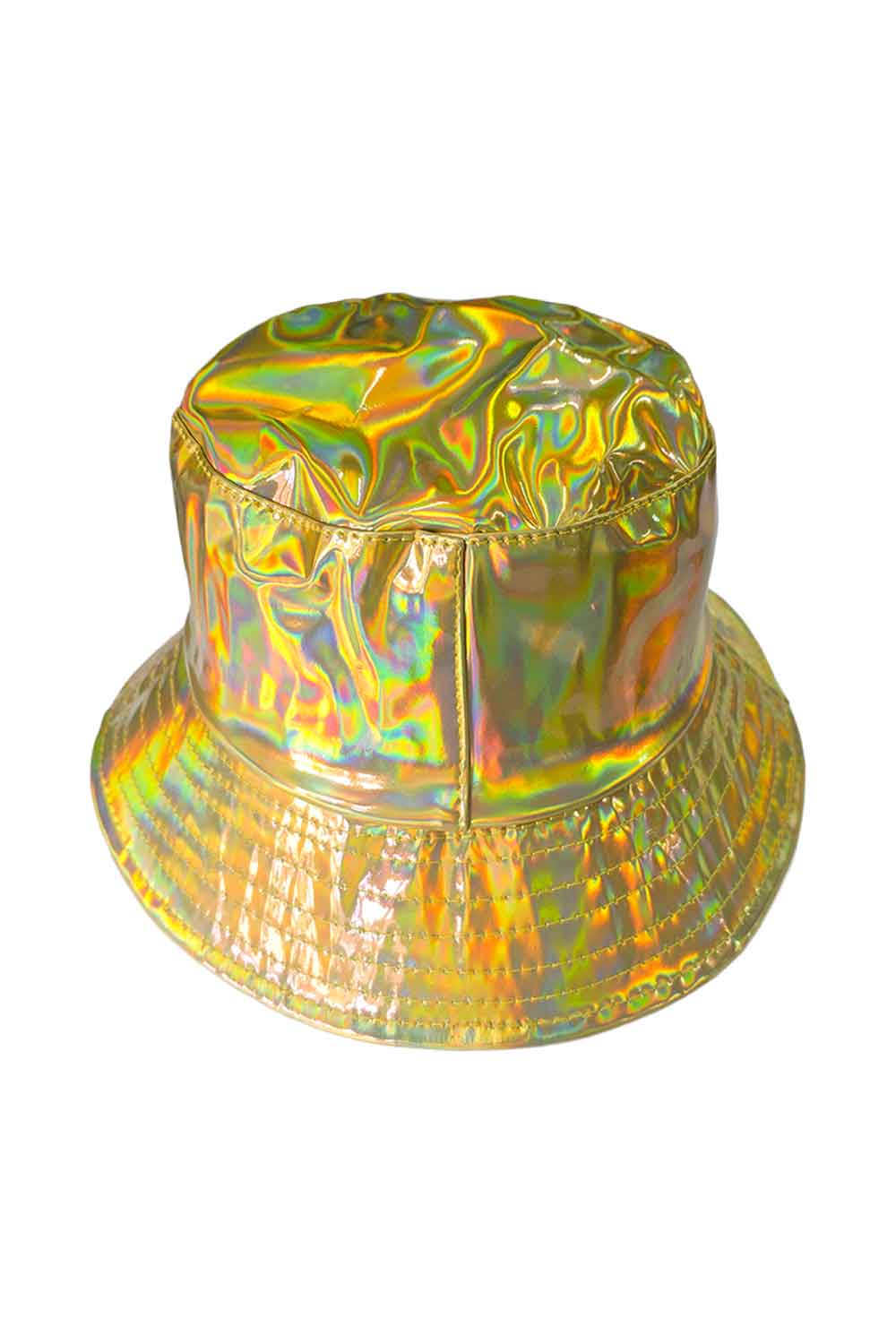 Wickedfun Shiny Gold Bucket Hat