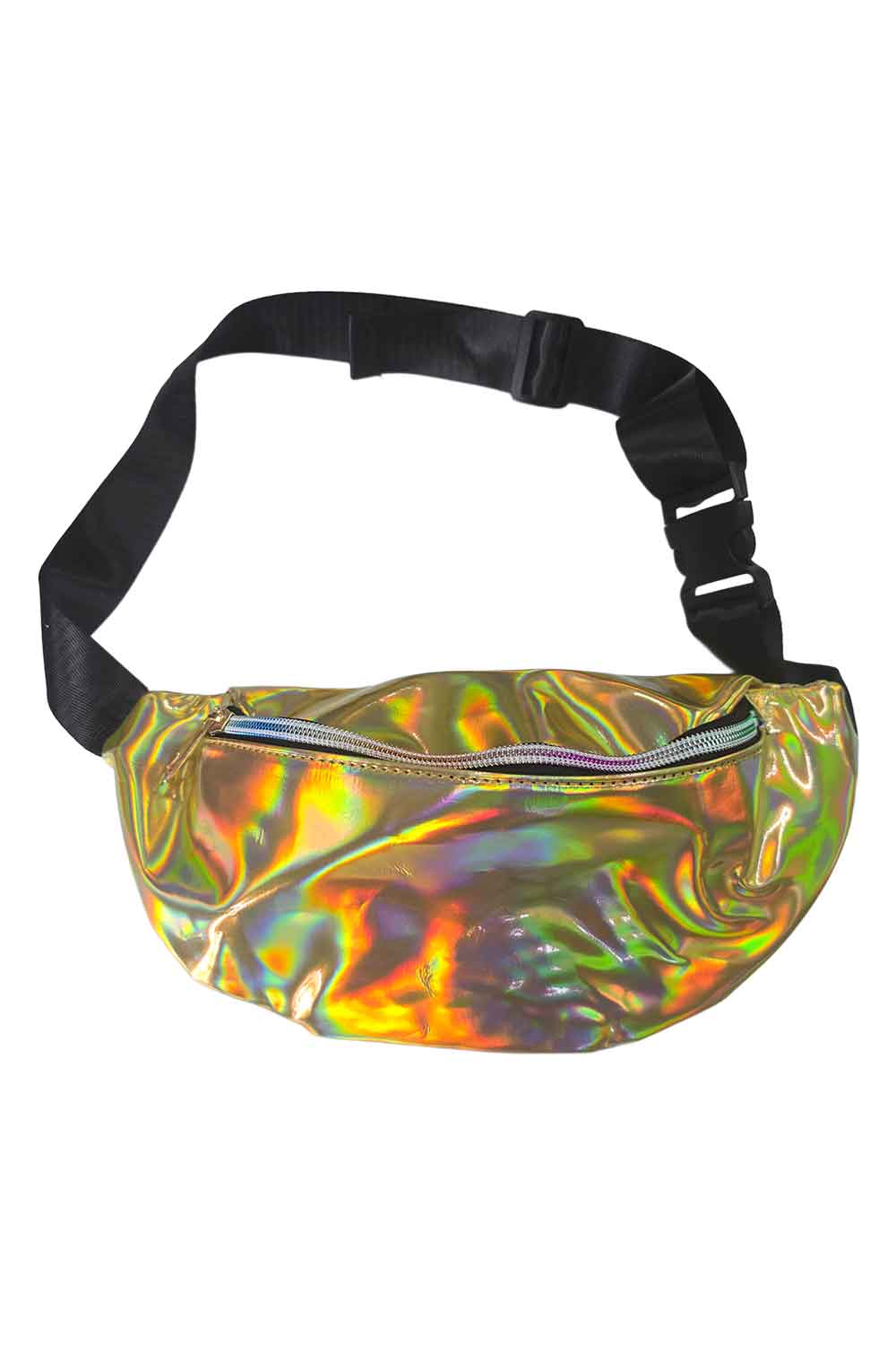 Wickedfun Shiny Gold Bum Bag