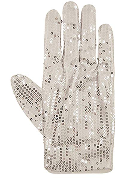 Wickedfun Silver Sequin Glove