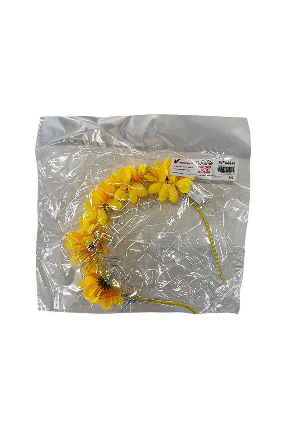 Wickedfun Sunflower Light Up Headband