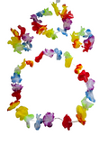 Wickedfun Two Tone Multi Colour Lei Set