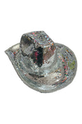 Wickedfun Unisex Mirror Disco Ball Cowboy Festival Hat