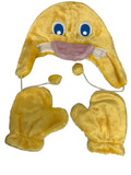 Wickedfun Winter Kids Cute Duck 2pc Set Of Hat And Gloves