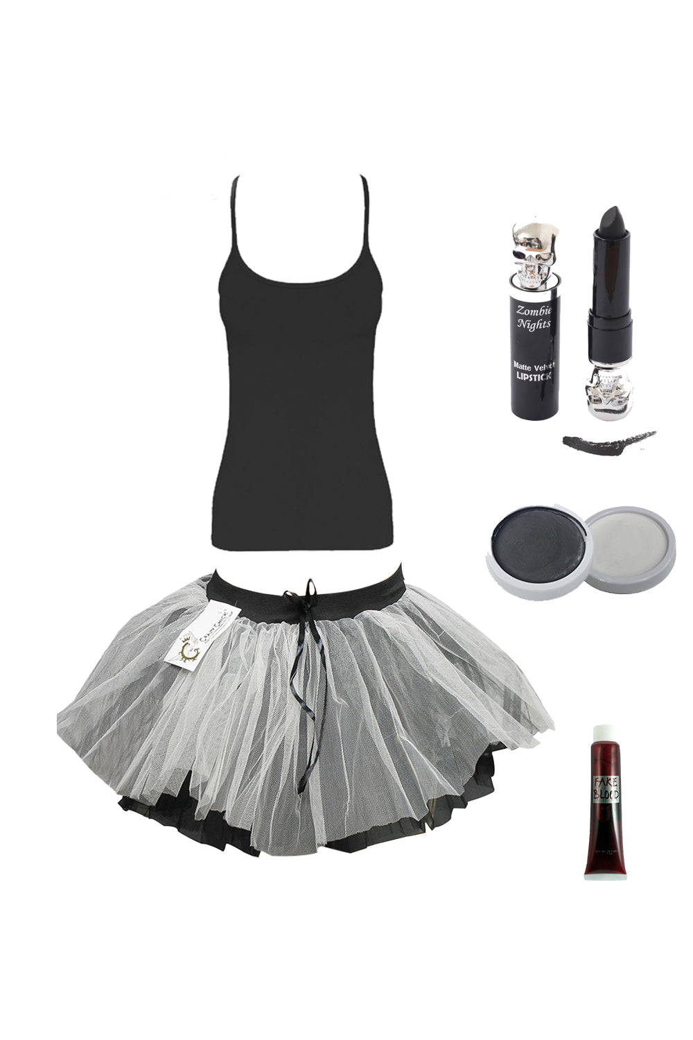 Wickedfun Zombie Tutu 5 Pcs Set