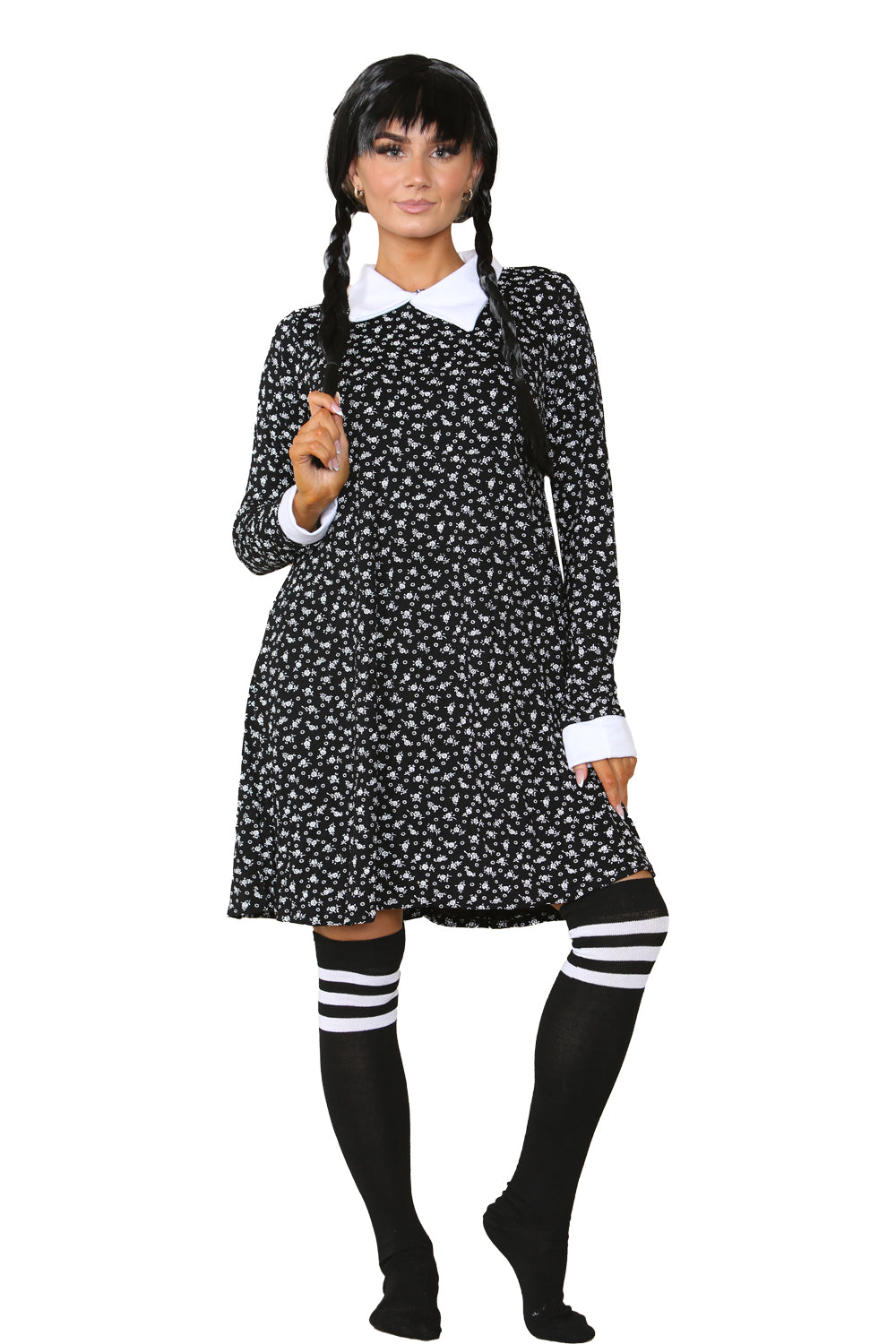 Wickedfun Gothic School Adult Pattern Swing Dress