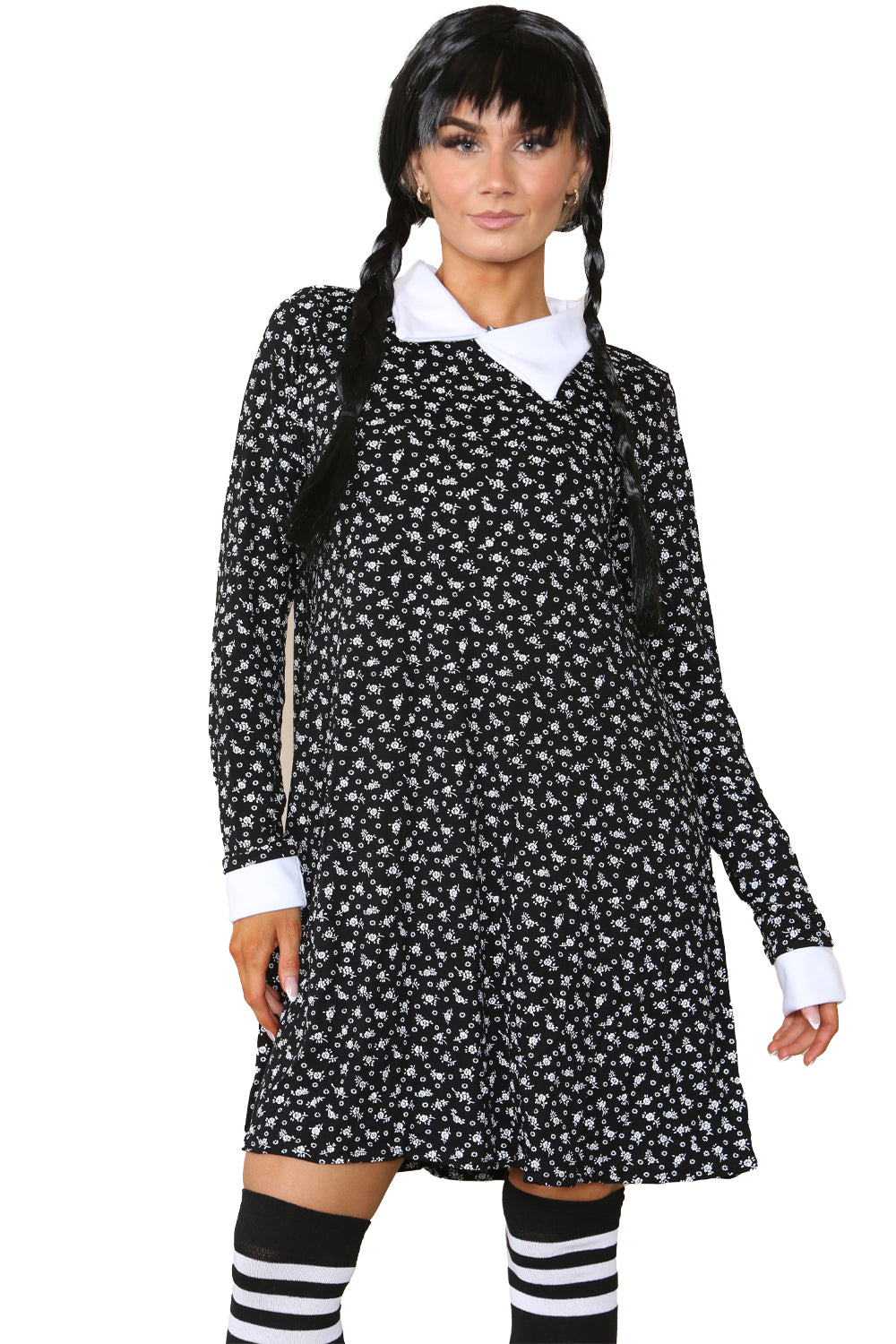 Wickedfun Gothic School Adult Pattern Swing Dress