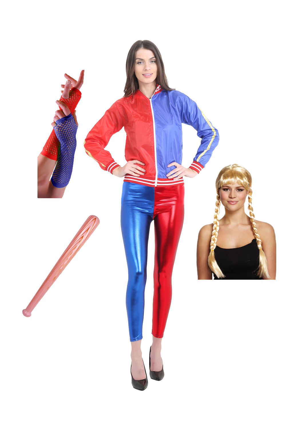 Wickedfun Women Super Villain 5 Pcs Set