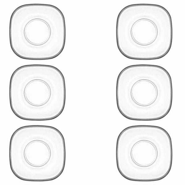 Zen Tea Cup Saucer Set of 6 ZEN277F / 5782
